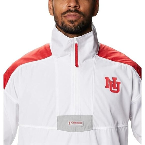 Columbia Men's Santa Ana Anorak Nebraska 1/2 Zip Pullover Jacket Size 2XL New - Picture 2 of 4